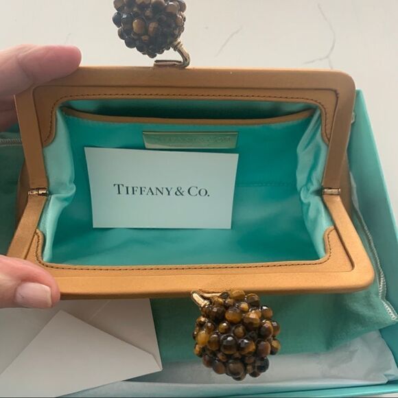Tiffany & Co. Morgan Clutch - Gold - New - Picture 5 of 14
